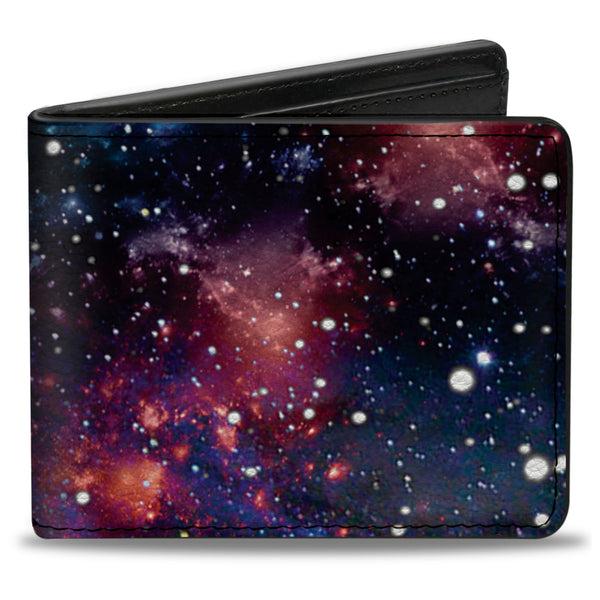 buckle down Bi-Fold Wallet - Space Dust Collage