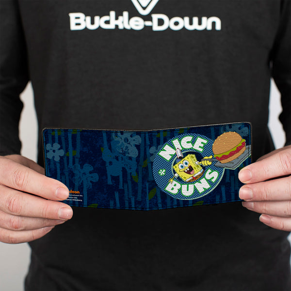 Buckle Down Bi-Fold Wallet - SpongeBob NICE BUNS