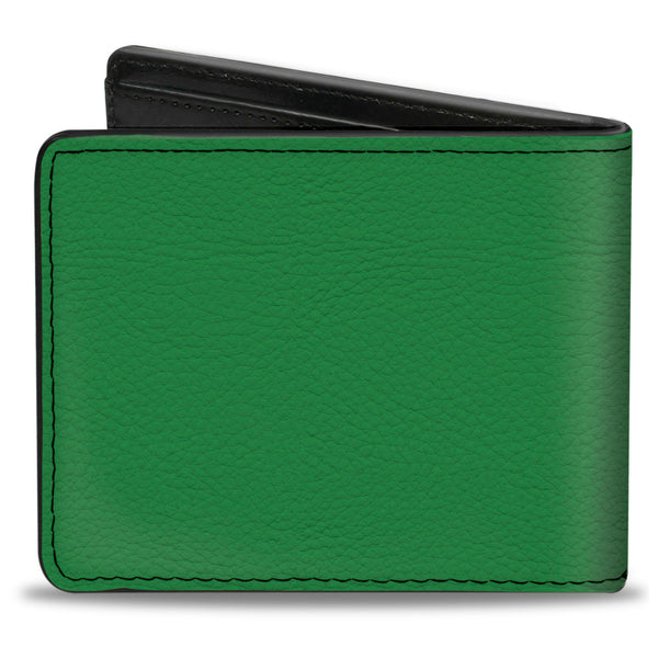 Buckle Down Bi-Fold Wallet - St. Paddy Green