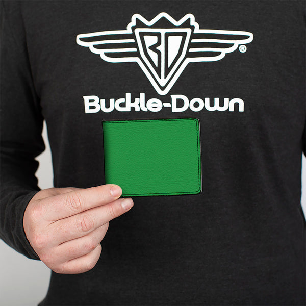 Buckle Down Bi-Fold Wallet - St. Paddy Green