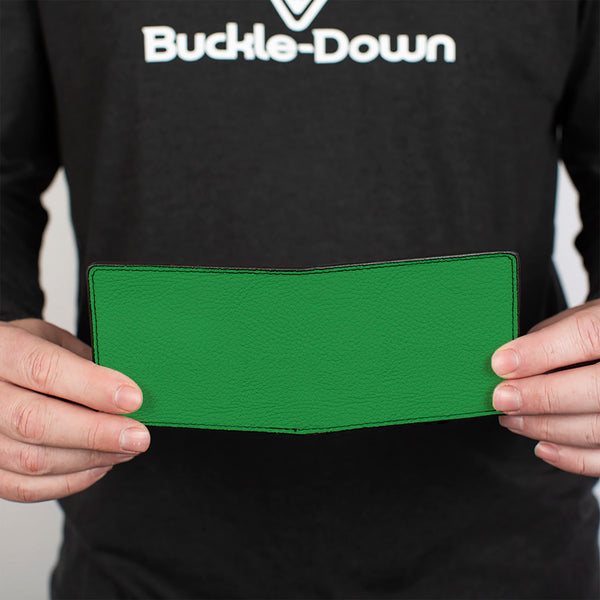 Buckle Down Bi-Fold Wallet - St. Paddy Green