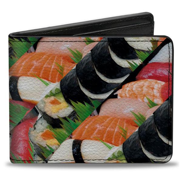 buckle down Bi-Fold Wallet - Sushi Vivid