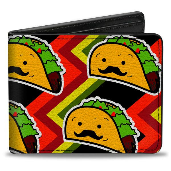 buckle down Bi-Fold Wallet - Taco Man