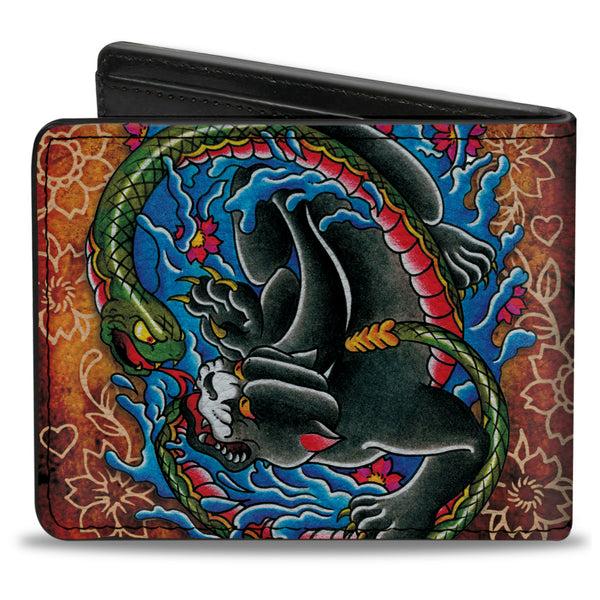 Buckle Down Bi-Fold Wallet - Tattoo Johnny-Panther