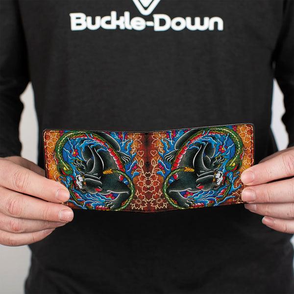 Buckle Down Bi-Fold Wallet - Tattoo Johnny-Panther