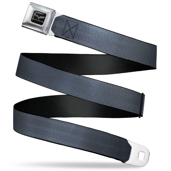 buckle down C6 Seatbelt Belt - Black Panel Webbing