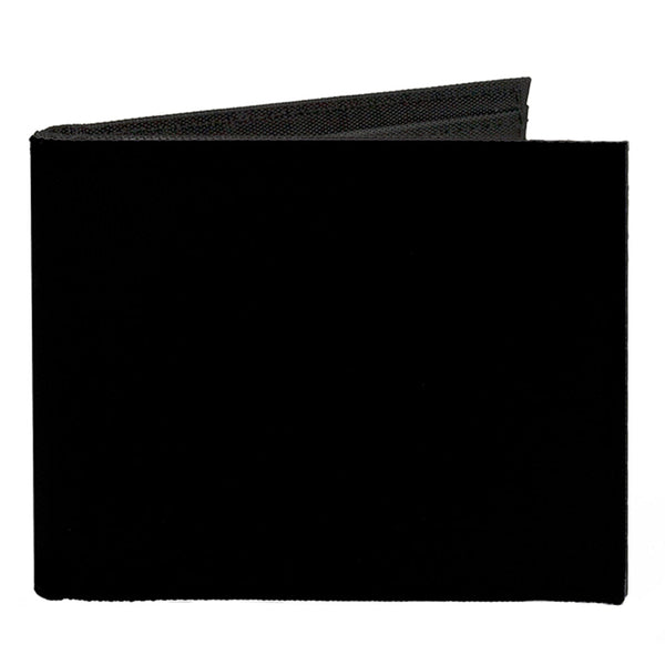 buckle down Canvas Bi-Fold Wallet - Black