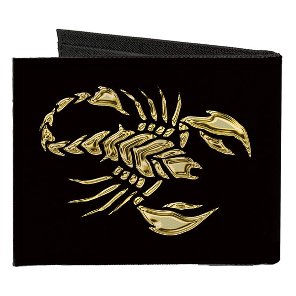Buckle Down Canvas Bi-Fold Wallet - Scorpion