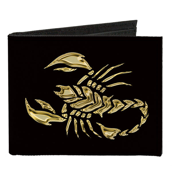buckle down Canvas Bi-Fold Wallet - Scorpion