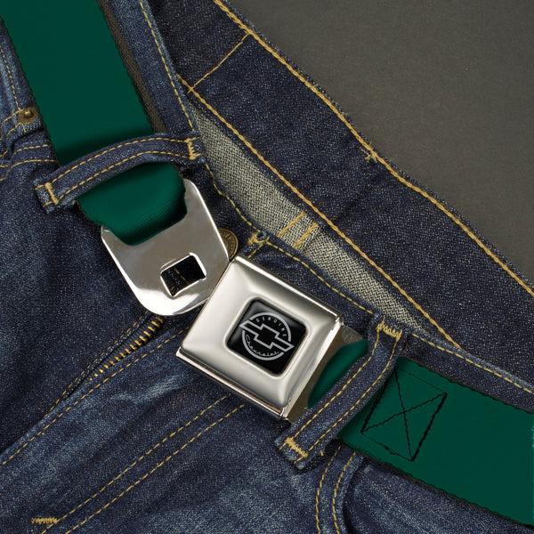 Buckle Down Chevy Seatbelt Belt - Hunter Webbing