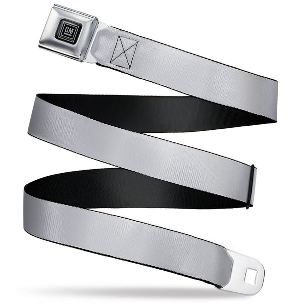 buckle down GM Seatbelt Belt - Silver Webbing