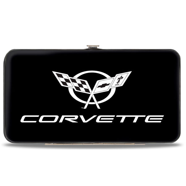 Buckle Down Hinged Wallet - Corvette Black Silver