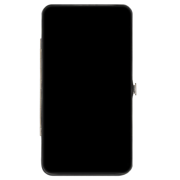 buckle down Hinged Wallet - Plain Black