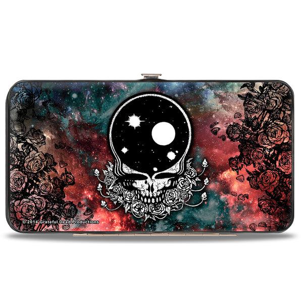 Buckle Down Hinged Wallet - Space Your Face Galaxy