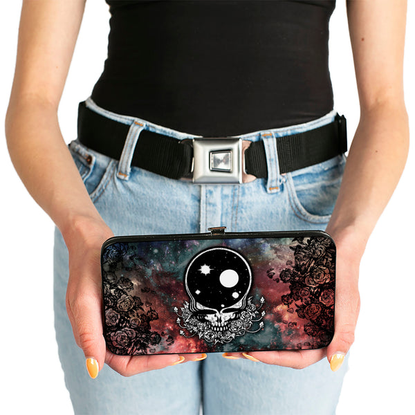 Buckle Down Hinged Wallet - Space Your Face Galaxy