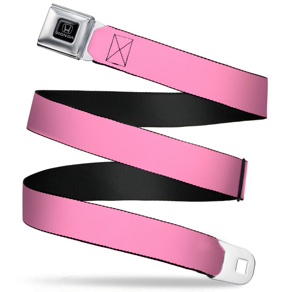 buckle down Honda Seatbelt Belt - Baby Pink Webbing