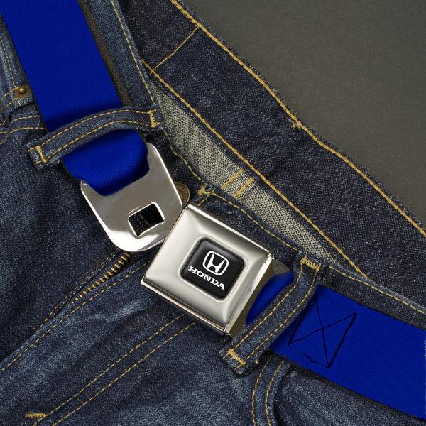 Buckle Down Honda Seatbelt Belt - Royal Webbing