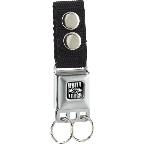 buckle down Keychain - Built Ford Tough - Black