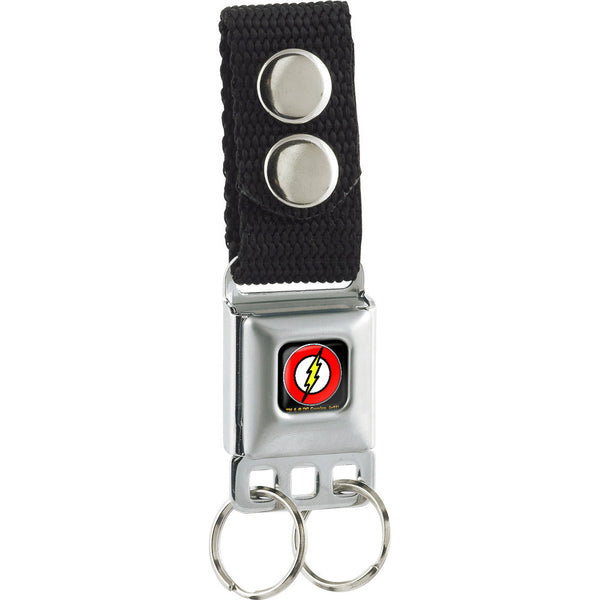 buckle down Keychain - Flash Logo Full Color Black