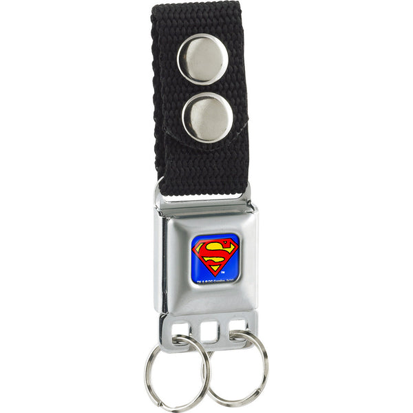 buckle down Keychain - Superman Full Color Blue