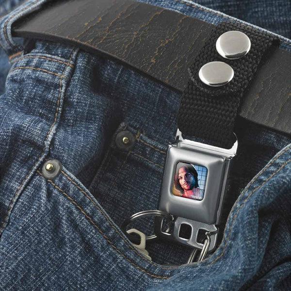 Buckle Down Keychain - Supernatural Sam Face