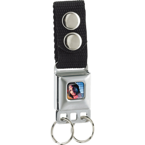 buckle down Keychain - Supernatural Sam Face