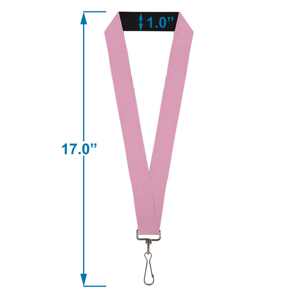 Buckle Down Lanyard - 1.0" - Baby Pink