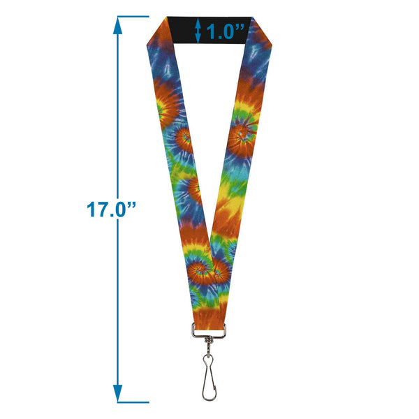 Buckle Down Lanyard - 1.0" - BD Tie Dye 13