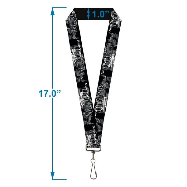 Buckle Down Lanyard - 1.0" - Brooklyn New York