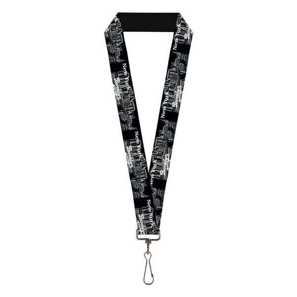 buckle down Lanyard - 1.0" - Brooklyn New York
