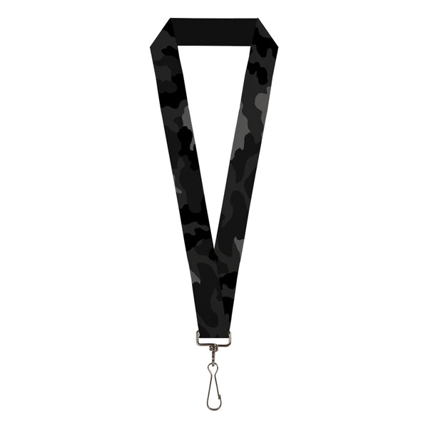 buckle down Lanyard - 1.0" - Camo Charcoal