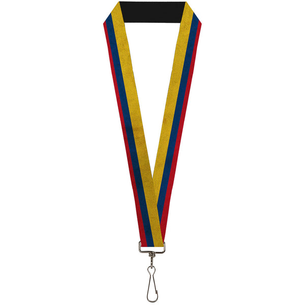 buckle down Lanyard - 1.0" - Colombia Flag Distressed