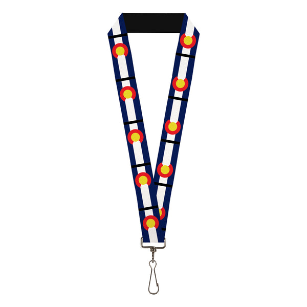 buckle down Lanyard - 1.0" - Colorado Flag