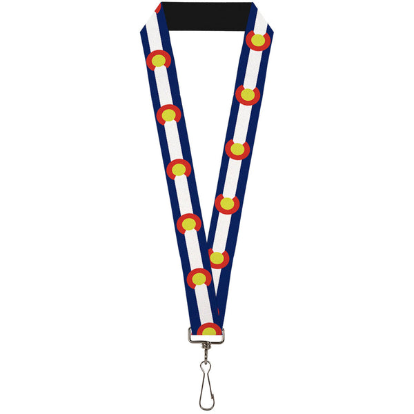 buckle down Lanyard - 1.0" - Colorado Flags2 Repeat