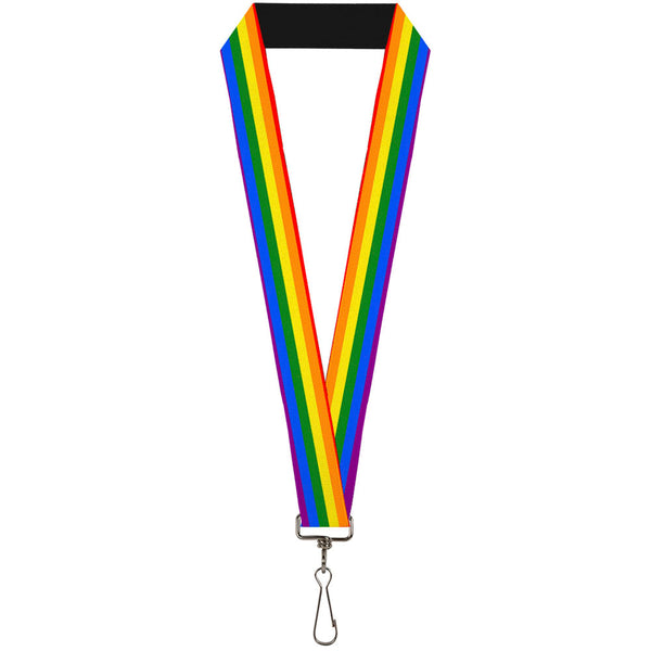 buckle down Lanyard - 1.0" - Flag Pride Rainbow