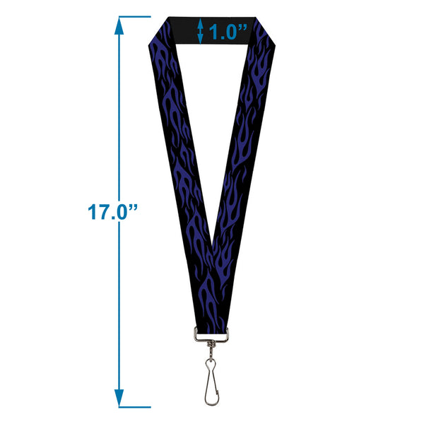 Buckle Down Lanyard - 1.0" - Flame Blue