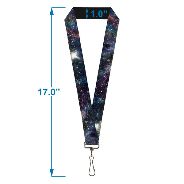 Buckle Down Lanyard - 1.0" - Galaxy Collage