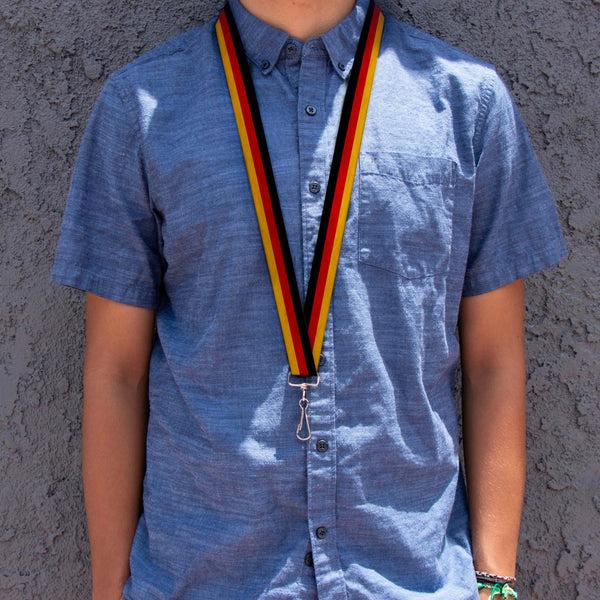 Buckle Down Lanyard - 1.0" - Germany Flag Weathered