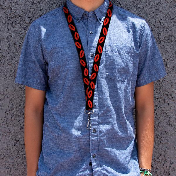 Buckle Down Lanyard - 1.0" - Kisses