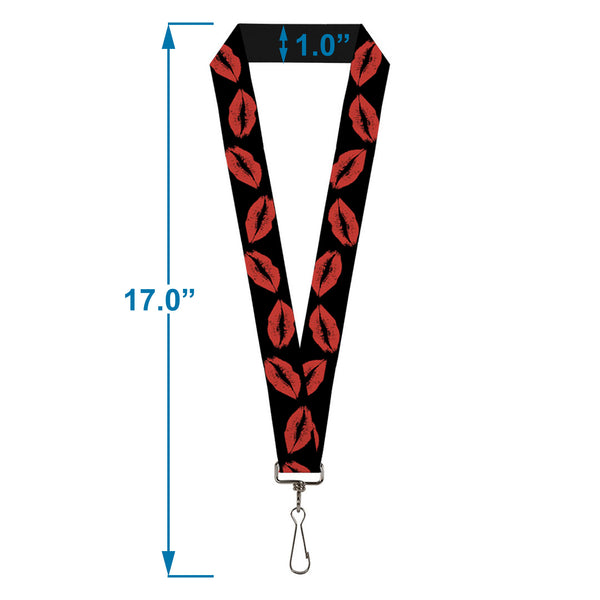 Buckle Down Lanyard - 1.0" - Kisses