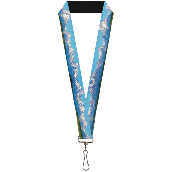 buckle down Lanyard - 1.0" - Landscape Snowy Mountains