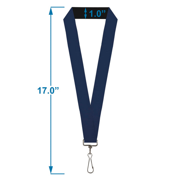 Buckle Down Lanyard - 1.0" - Navy