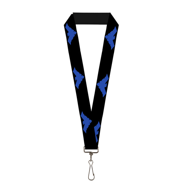 buckle down Lanyard - 1.0" - Nightwing Logo Black Blue