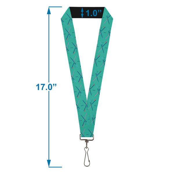 Buckle Down Lanyard - 1.0" - PDX Airport Carpet Old