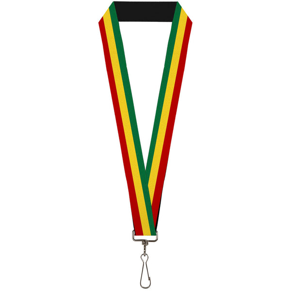 buckle down Lanyard - 1.0" - Rasta