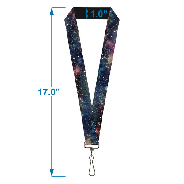 Buckle Down Lanyard - 1.0" - Space Dust Collage