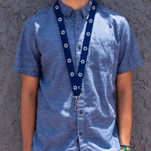Buckle Down Lanyard - 1.0" - Star Of David