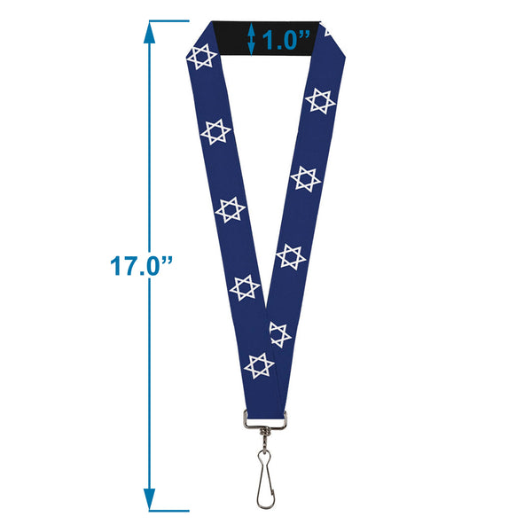 Buckle Down Lanyard - 1.0" - Star Of David