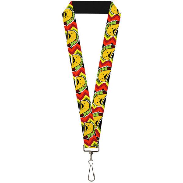 buckle down Lanyard - 1.0" - Taco Man