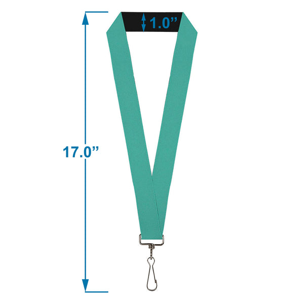 Buckle Down Lanyard - 1.0" - Teal